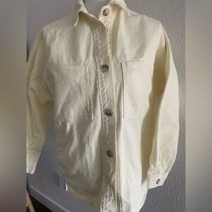 Stoosh Cream Vintage Denim Jacket